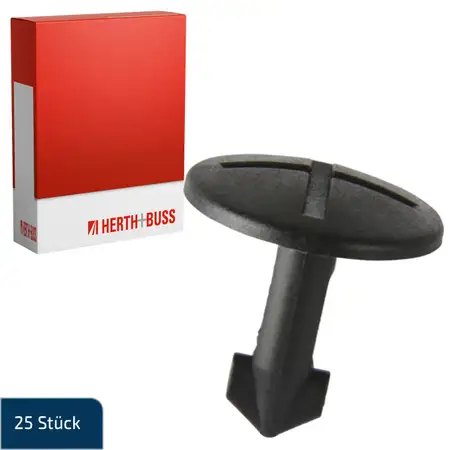25x HERTH+BUSS JAKOPARTS Clip Schraube Unterfahrschutz Unterbodenschutz f&uuml;r VW 4A0805121C
