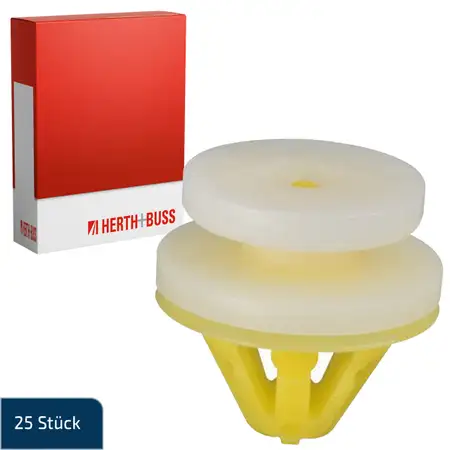 25x HERTH+BUSS JAKOPARTS Clips Halteclip Befestigungsclips f&uuml;r LAND ROVER OPEL RENAULT