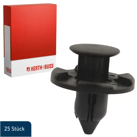 25x HERTH+BUSS Spreizniete Befestigung Karosserie f&uuml;r HONDA MITSUBISHI NISSAN TOYOTA