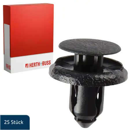 25x HERTH+BUSS Spreizniete Befestigung Karosserie f&uuml;r CITROEN NISSAN PEUGEOT TOYOTA