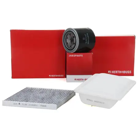 HERTH+BUSS JAKOPARTS Filter-Set 3-tlg f&uuml;r TOYOTA Avensis _T25_ Corolla _E12_ 2.0 D-4D