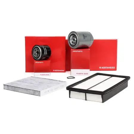 HERTH+BUSS JAKOPARTS Filter-Set 4-tlg f&uuml;r MAZDA 6 GG GY 2.0 DI GH 2.0/2.2 MZR-CD