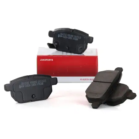 Bremsbel&auml;ge f&uuml;r TOYOTA Auris Corolla IQ Prius Verso S Yaris hinten