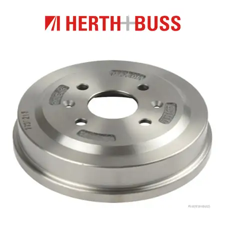 HERTH+BUSS JAKOPARTS Brake Drum Set for CHEVROLET DAEWOO Aveo/Kalos Spark (Rear)