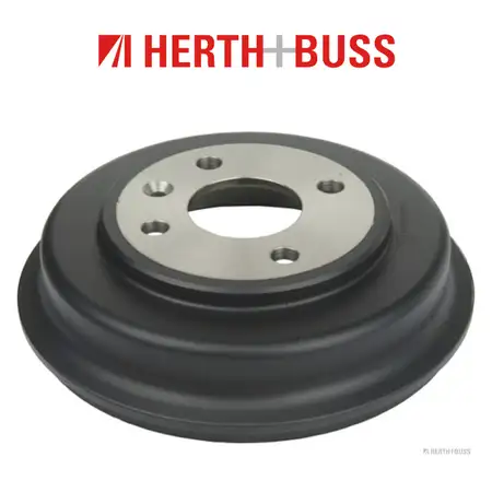 HERTH+BUSS JAKOPARTS Brake Drum for CHEVROLET AVEO 69, 75, 84, 86, 95, 100 HP (rear)