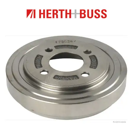 HERTH+BUSS JAKOPARTS Brake Drum for NISSAN MICRA II (up to February 2003) &ndash; Rear