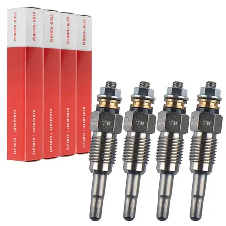 4x HERTH+BUSS JAKOPARTS Gl&uuml;hkerze f&uuml;r VW Golf 1 2 3 LT 1 Passat Polo 2 3 T3 T4 1.6-2.7 D