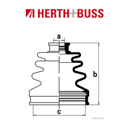 HERTH+BUSS JAKOPARTS Achsmanschetten Satz f&uuml;r MAZDA 6 323 S VI vorne GETRIEBESE