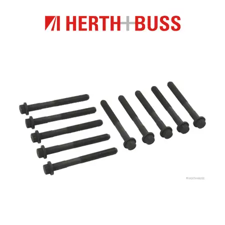 10 HERTH+BUSS JAKOPARTS cylinder head bolts for TOYOTA Avensis, Camry, and Carina