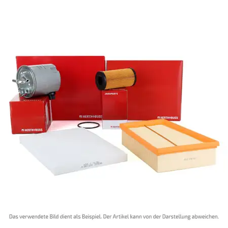 HERTH+BUSS JAKOPARTS Filter-Set 4-tlg f&uuml;r NISSAN Qashqai 1 J10 1.5 dCi mit EURO 5