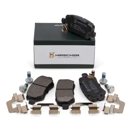 HIRSCHER Bremsbel&auml;ge f&uuml;r OPEL Astra G H Combo Corsa C Meriva A B A B hinten 93169143