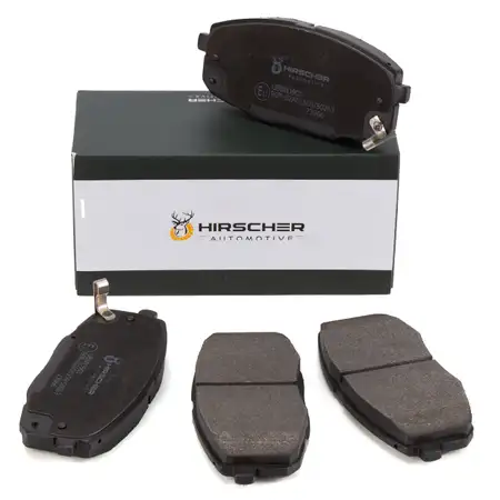 HIRSCHER Bremsbel&auml;ge f&uuml;r HYUNDAI i30 FD GD KIA Carens 2 Cee'D ED vorne 58101-1HA20