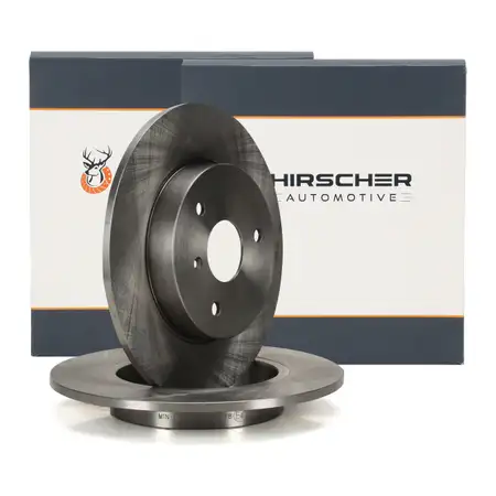 HIRSCHER Bremsscheiben Satz f&uuml;r SMART ForTwo 1.0 0.8 CDI electric drive vorne 4514210112