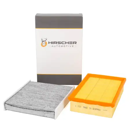 HIRSCHER Filter-Set f&uuml;r FORD Focus 2 VOLVO C30 S40 2 V50 1.6 D bis 03./05.2007