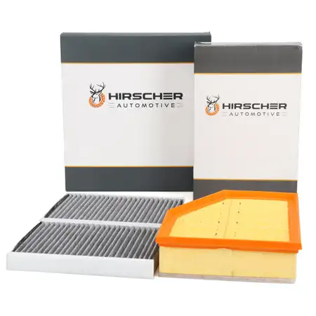 HIRSCHER Filter-Set 2-tlg f&uuml;r BMW G30 G31 G32 G11 G12 G14-16 X5 G05 X6 X7 B57 B58