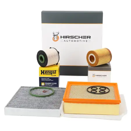 HIRSCHER Filter-Set 4-tlg für OPEL Meriva B 1.7 CDTI 100-131 PS ab Fgst. D4000001 HIRSCHER Filter-Set 4-tlg für OPEL Meriva B 1.7 CDTI 100-131 PS ab Fgst. D4000001