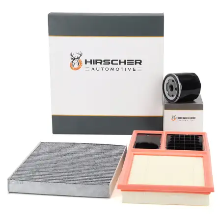 HIRSCHER Filter-Set f&uuml;r VW Polo 4 5 SEAT Ibiza 3 4 SKODA Fabia 1 2 Roomster 1.4 80/85/86