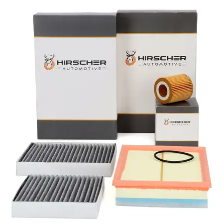 HIRSCHER Filter-Set 3-tlg f&uuml;r CITROEN C3 3 C4 CACTUS PEUGEOT 2008 1 208 1 1.5 BlueHDi