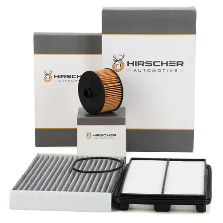 HIRSCHER Filter-Set f&uuml;r RENAULT Koleos 2 HC_ DACIA Lodgy JS_ NISSAN X-Trail 3 T32 1.3