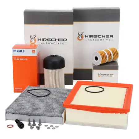 HIRSCHER Filter-Set 4-tlg f&uuml;r NISSAN OPEL Vivaro B RENAULT Trafic 3 FIAT Talento 1.6 D