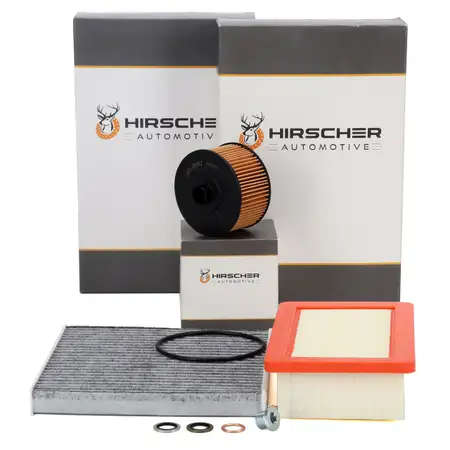 HIRSCHER Filter-Set f&uuml;r RENAULT Twingo 3 SMART ForFour ForTwo 453 0.9 1.0