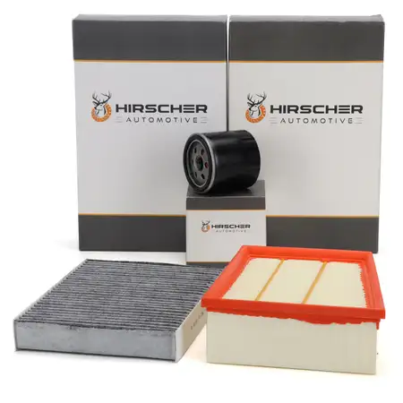 HIRSCHER Filter-Set 3-tlg f&uuml;r RENAULT Megane 4 Grand/Scenic 4 Talisman 1.5 dCi