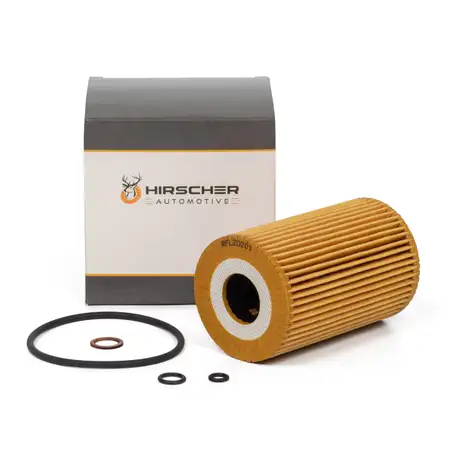 HIRSCHER &Ouml;lfilter f&uuml;r BMW 3er E36 E46 316i 318i 5er E34 518i/g M40 M42 M43 M44 11421716192