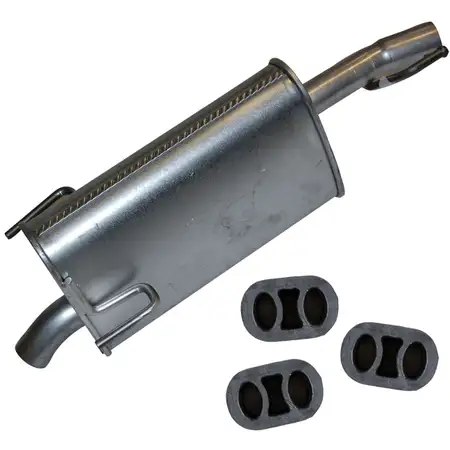 IMASAF Endschalld&auml;mpfer + Anbausatz f&uuml;r OPEL Meriva A 1.4 16V Twinport 90PS Z14XEP