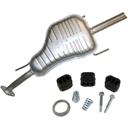 IMASAF Endschalld&auml;mpfer + Anbausatz f&uuml;r OPEL Astra G Caravan 1.4-2.2 16V 75-147 PS