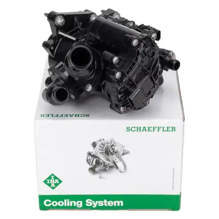 INA 538081010 Thermostat + Geh&auml;use f&uuml;r BMW F40 F44 X1 F48 X2 F39 MINI B38 B48 11538631943