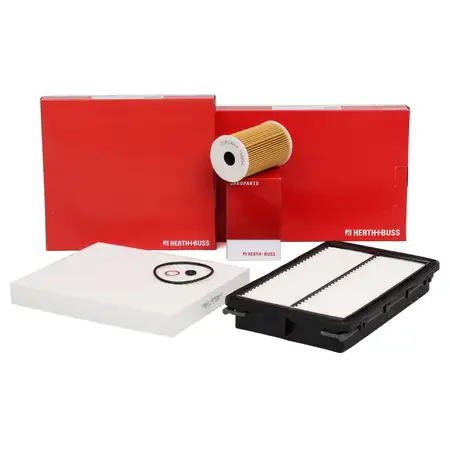 HERTH+BUSS JAKOPARTS Filter-Set 3-tlg f&uuml;r HYUNDAI Tucson TL KIA Sportage 4 QL 1.7 CRDi