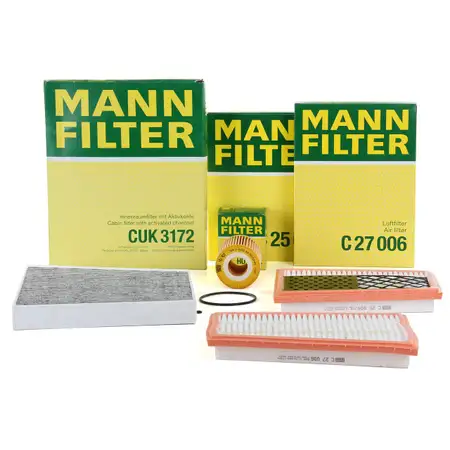 MANN 3-Piece Filter Set for Mercedes E-Class W211, S211, E280/320CDI, CLS, CLS320/350CDI, OM642