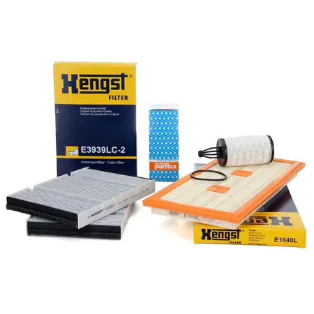 Filter-Set f&uuml;r MERCEDES-BENZ S-KLASSE W222 V222 X222 S 400 Hybrid / h 306 PS