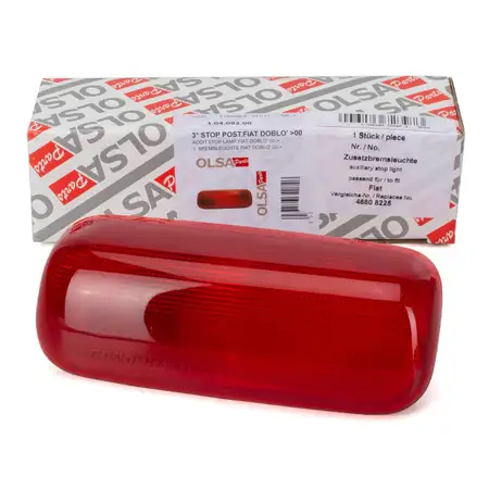 OLSA 1.04.082.00 Zusatz- 3. DRITTE Bremsleuchte Bremslicht f&uuml;r FIAT Doblo hinten 46808225