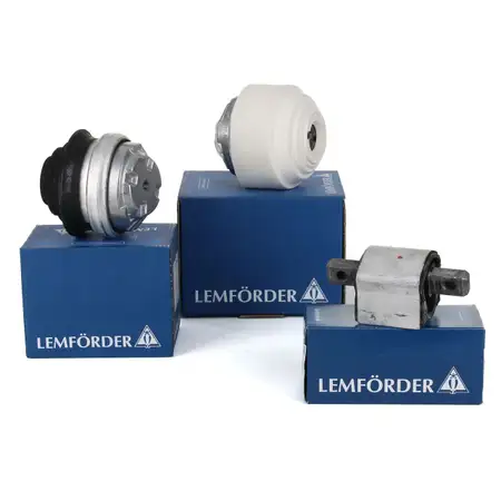 LEMF&Ouml;RDER 2 Motorlager + 1 Getriebelager f&uuml;r MERCEDES W203 220CDI W211 200-270CDI