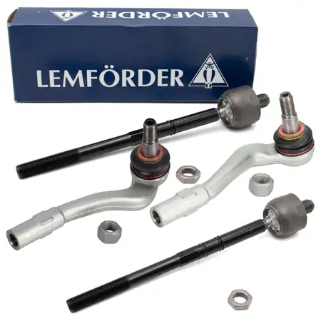 2x LEMF&Ouml;RDER Spurstange + Spurstangenkopf f&uuml;r MERCEDES W204 S204 C204 A207 C207 vorne