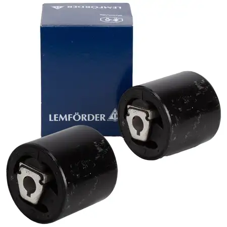 2x LEMF&Ouml;RDER 3533001 Querlenkerlager Lagerung f&uuml;r BMW X5 E53 Vorderachse unten 31126769715