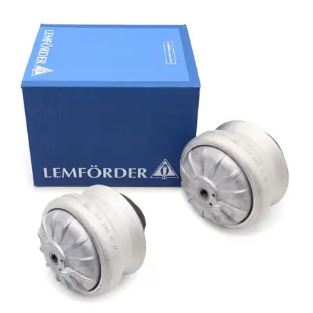 2x LEMF&Ouml;RDER Motorlager Hydrolager f&uuml;r MERCEDES W201 W124 S124 C124 A124 vorne 1242401717