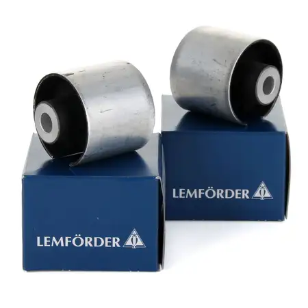 2x LEMF&Ouml;RDER Querlenkerlager f&uuml;r BMW E60 E61 E63 E64 E65-67 X5 E53 Hinterachse vorne innen