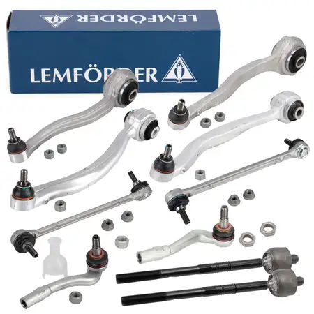 LEMF&Ouml;RDER Control Arm Repair Kit for MERCEDES-BENZ W204, S204, C204, C207, A207 (Front), 10-piece set