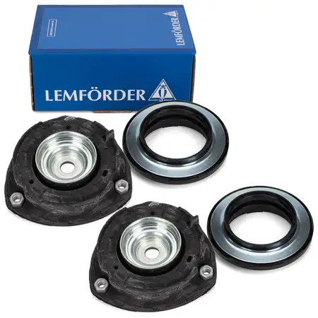 2x LEMF&Ouml;RDER 3757401 Federbeinlager + W&auml;lzlager f&uuml;r VW Golf 7 Passat B8 Tiguan A3 8V vorne