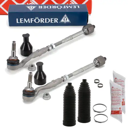 2x LEMF&Ouml;RDER Spurstange + Kopf + Manschette f&uuml;r BMW 5er F10 F11 F07 F12 F13 F06 vorne