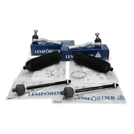 2x LEMF&Ouml;RDER Spurstange + Kopf + Manschette f&uuml;r MERCEDES E-Klasse W211 S211 CLS C219 vorne