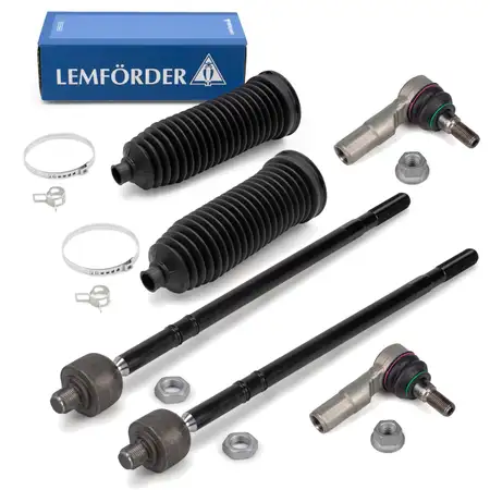 2x LEMF&Ouml;RDER Spurstange + Kopf + Manschette f&uuml;r MERCEDES Sprinter VW Crafter 2E 2F vorne