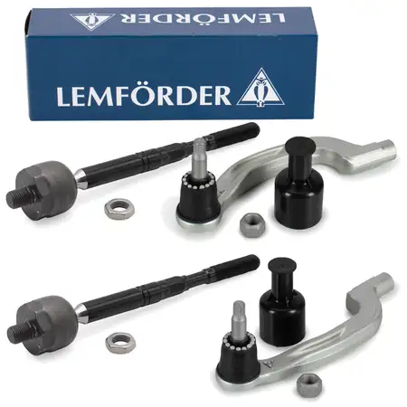 2x LEMF&Ouml;RDER Spurstange + Spurstangenkopf f&uuml;r MERCEDES-BENZ W176 W246 C117 X117 X156 vorne