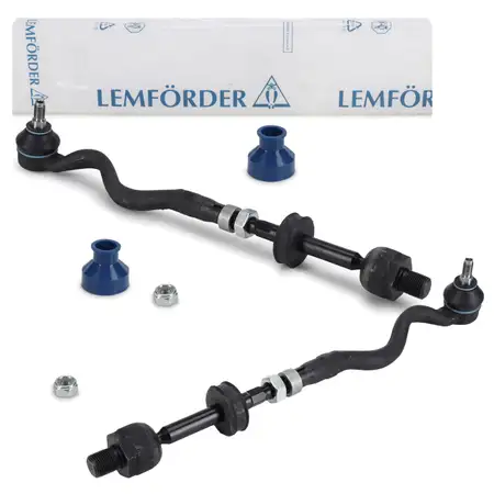 2x LEMF&Ouml;RDER Spurstange + Spurstangenkopf f&uuml;r BMW 3er E36 316-328i 318/325tds M3 Z3M vorne