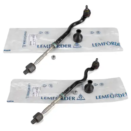 2x LEMF&Ouml;RDER Spurstange + Spurstangenkopf f&uuml;r BMW 3er E46 M3/CSL vorne 2228785 + 2228786