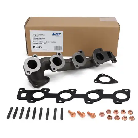 LRT K985 Auspuffkr&uuml;mmer Abgaskr&uuml;mmer f&uuml;r MERCEDES W204 W211 200-220 CDI OM646 6461420601