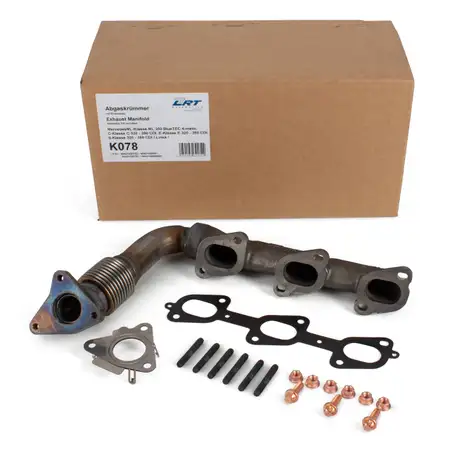 LRT Abgaskr&uuml;mmer f&uuml;r MERCEDES W203 W204 S204 W211 W212 S212 W213 S213 W166 OM642 links