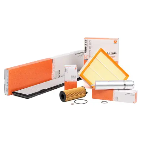 KNECHT/MAHLE Filter-Set 4-tlg f&uuml;r BMW 1er E81 E82 E87 E88 116-123d 116-204 PS N47